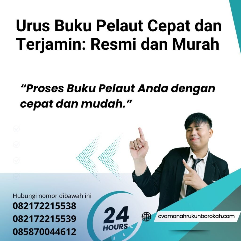 Urus Buku Pelaut Cepat dan Terjamin Resmi dan Murah (1)