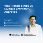 Visa Prancis Single vs Multiple Entry 99% Approved