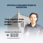 Apostille Dokumen Resmi ke Argentina