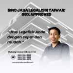 Biro Jasa Legalisir Taiwan 99% Approved