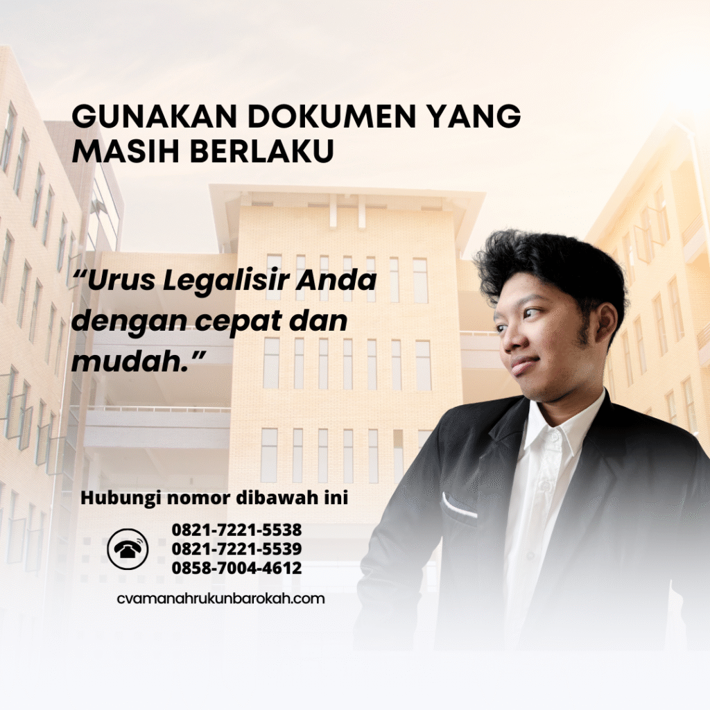 Gunakan Dokumen yang Masih Berlaku