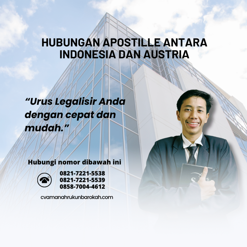 Hubungan Apostille antara Indonesia dan Austria Hubungan Apostille antara Indonesia dan Austria