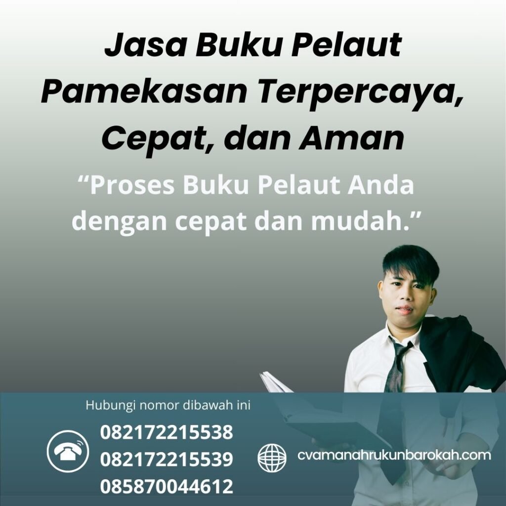 Jasa Buku Pelaut Pamekasan Terpercaya, Cepat, dan Aman