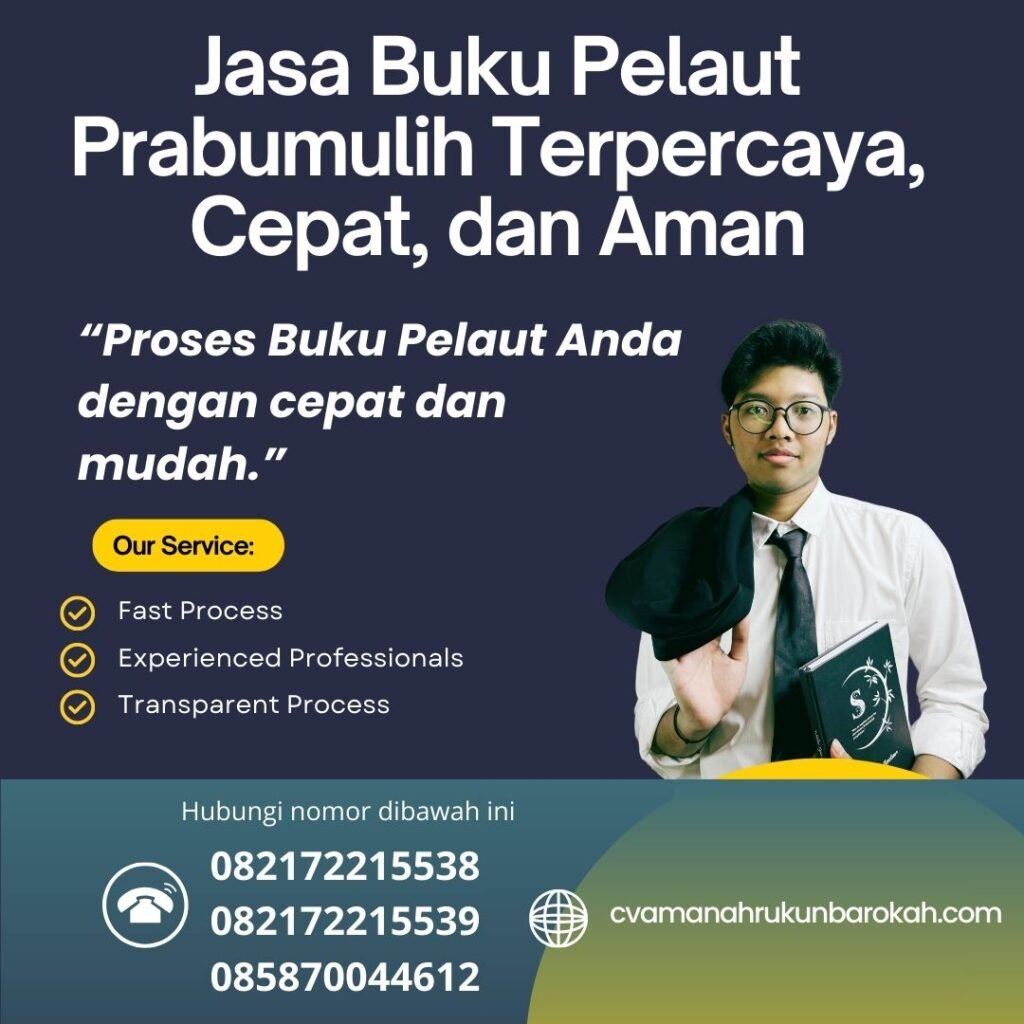 Jasa Buku Pelaut Prabumulih Terpercaya, Cepat, dan Aman