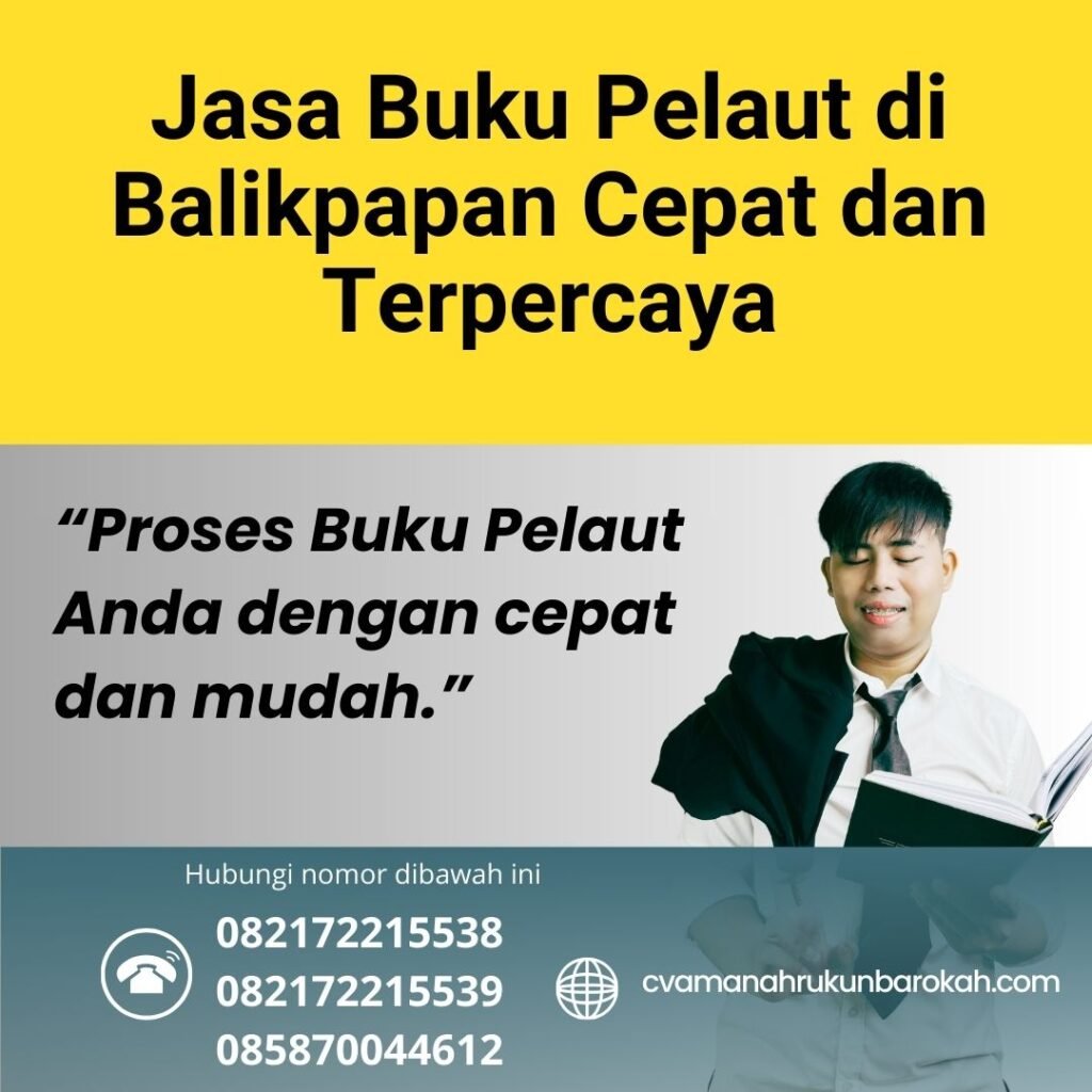 Jasa Buku Pelaut di Balikpapan Cepat dan Terpercaya (1)