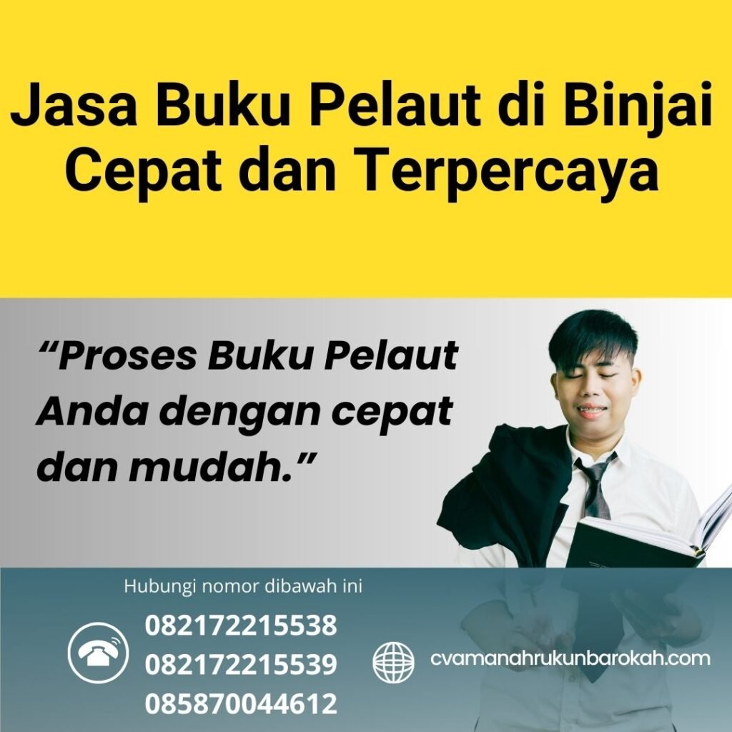 Jasa Buku Pelaut di Binjai Cepat dan Terpercaya (1)