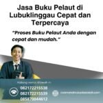 Jasa Buku Pelaut di Lubuklinggau Cepat dan Terpercaya