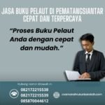 Jasa Buku Pelaut di Pematangsiantar Cepat dan Terpercaya