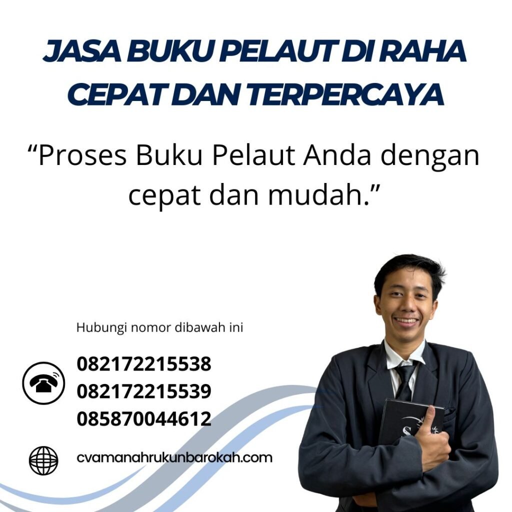 Jasa Buku Pelaut di Raha Cepat dan Terpercaya (1) Jasa Buku Pelaut di Raha Cepat dan Terpercaya (1)