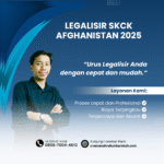 Legalisir SKCK Afghanistan