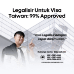 Legalisir Untuk Visa Taiwan 99% Approved