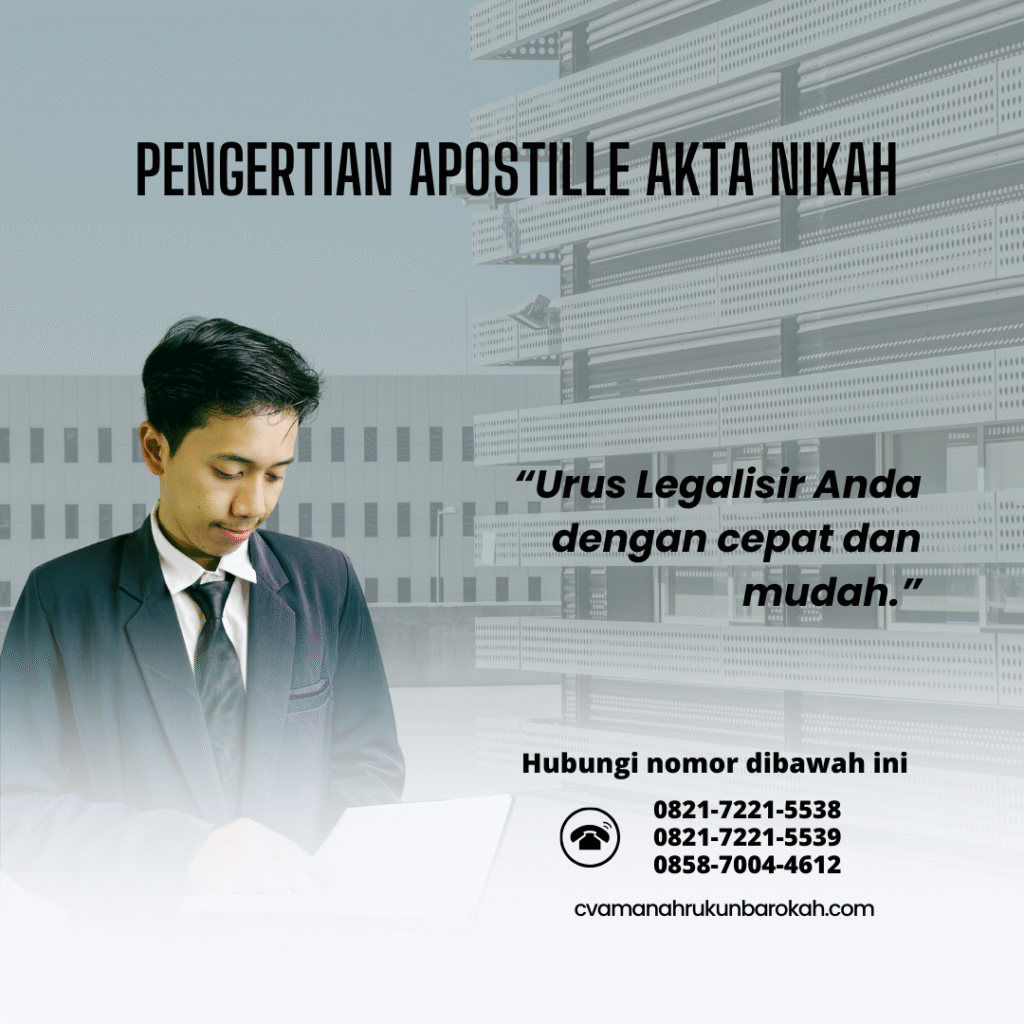 Pengertian Apostille Akta Nikah