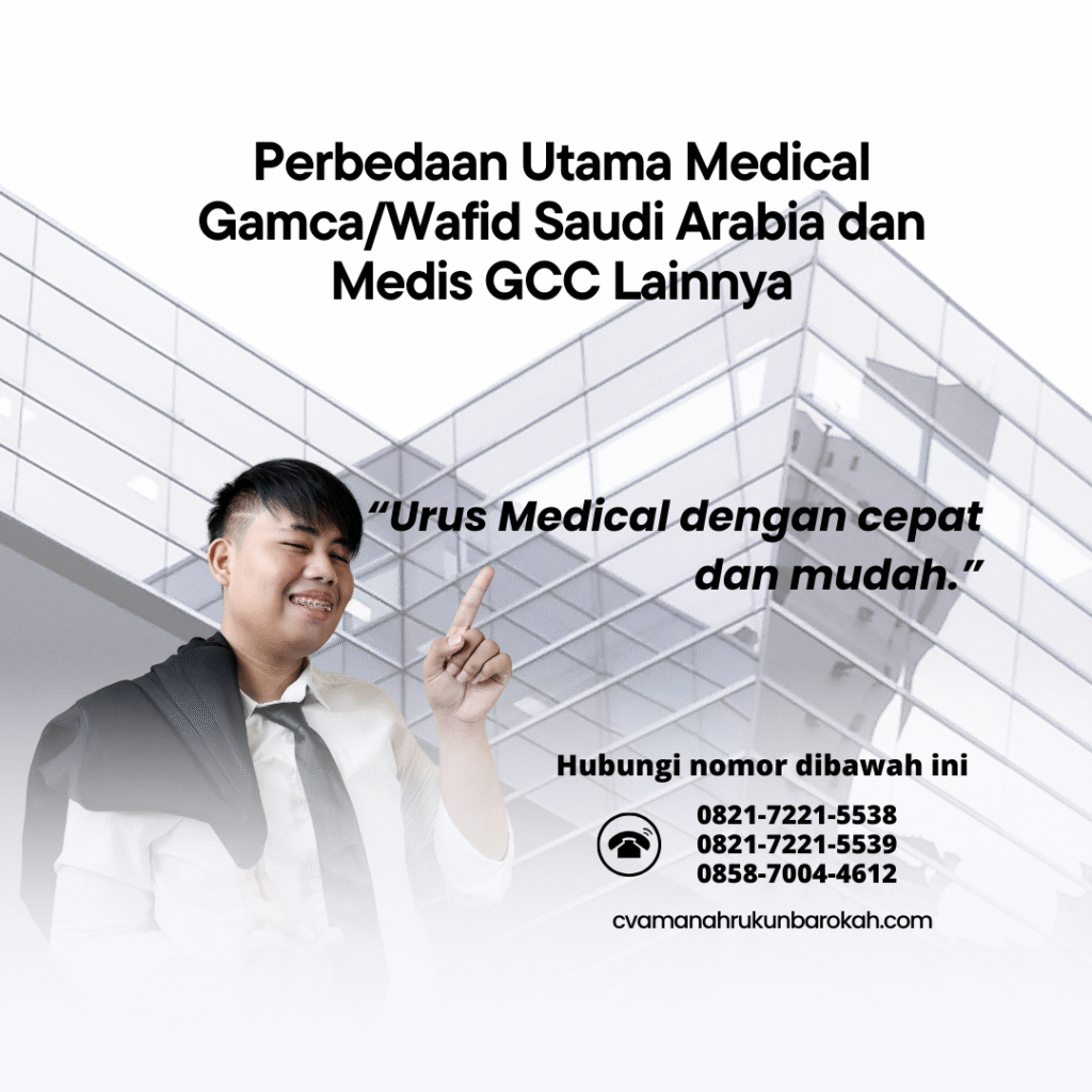 Perbedaan Utama Medical GamcaWafid Saudi Arabia dan Medis GCC Lainnya