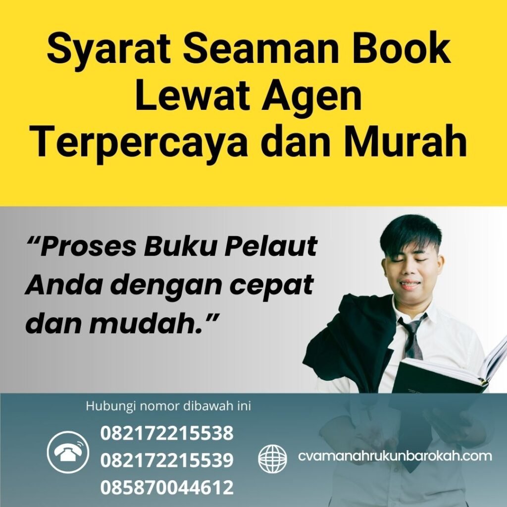 Syarat Seaman Book Lewat Agen Terpercaya dan Murah (1) Syarat Seaman Book Lewat Agen Terpercaya dan Murah (1)