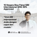 15 Negara Bisa Pakai SIM Internasional WNI 99% Approved