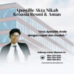Apostille Akta Nikah Kroasia Resmi & Aman