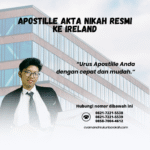 Apostille Akta Nikah Resmi ke Ireland