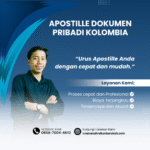 Apostille Dokumen Pribadi Kolombia
