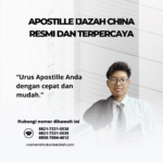 Apostille Ijazah China Resmi dan Terpercaya