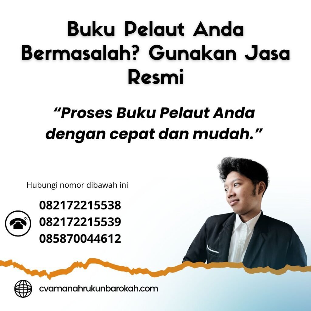 Buku Pelaut Anda Bermasalah Gunakan Jasa Resmi (1)