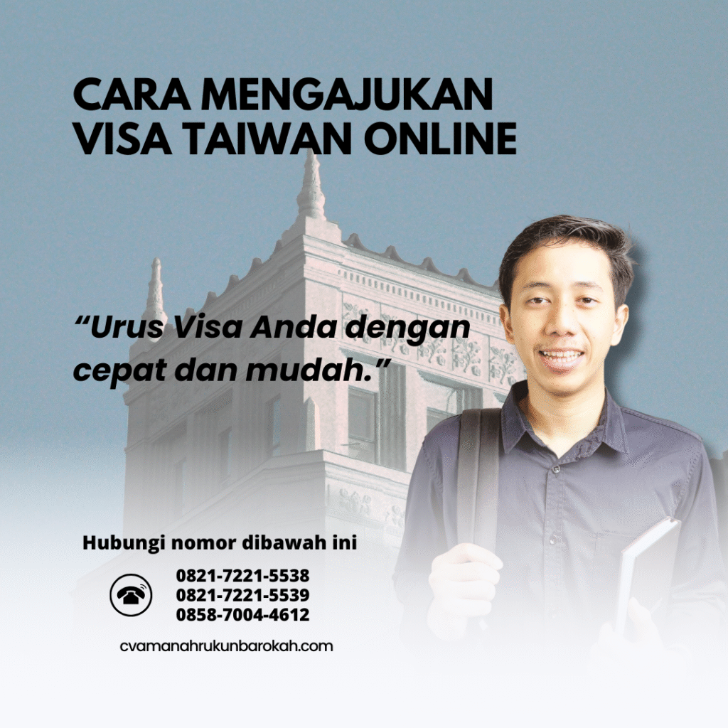Cara Mengajukan Visa Taiwan Online