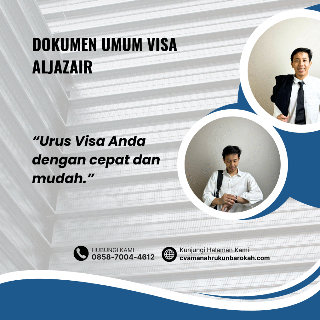 Dokumen Umum Visa Aljazair