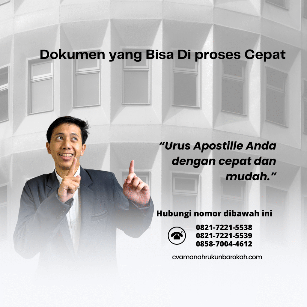 Dokumen yang Bisa Di proses Cepat Dokumen yang Bisa Di proses Cepat