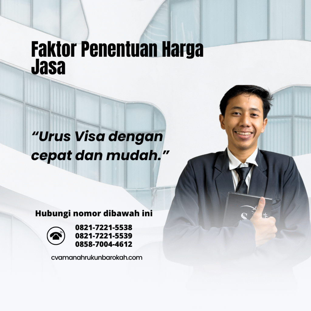 Faktor Penentuan Harga Jasa