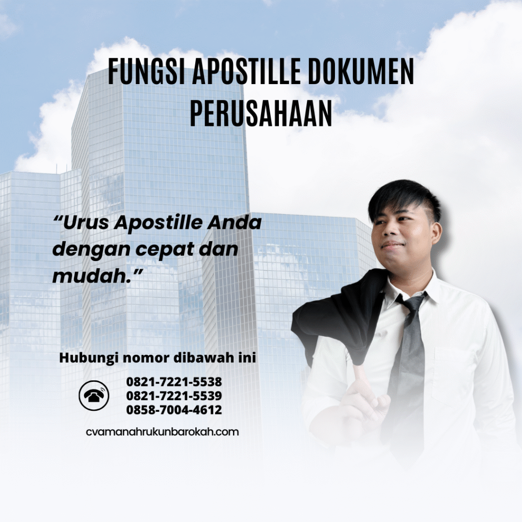 Fungsi Apostille Dokumen Perusahaan