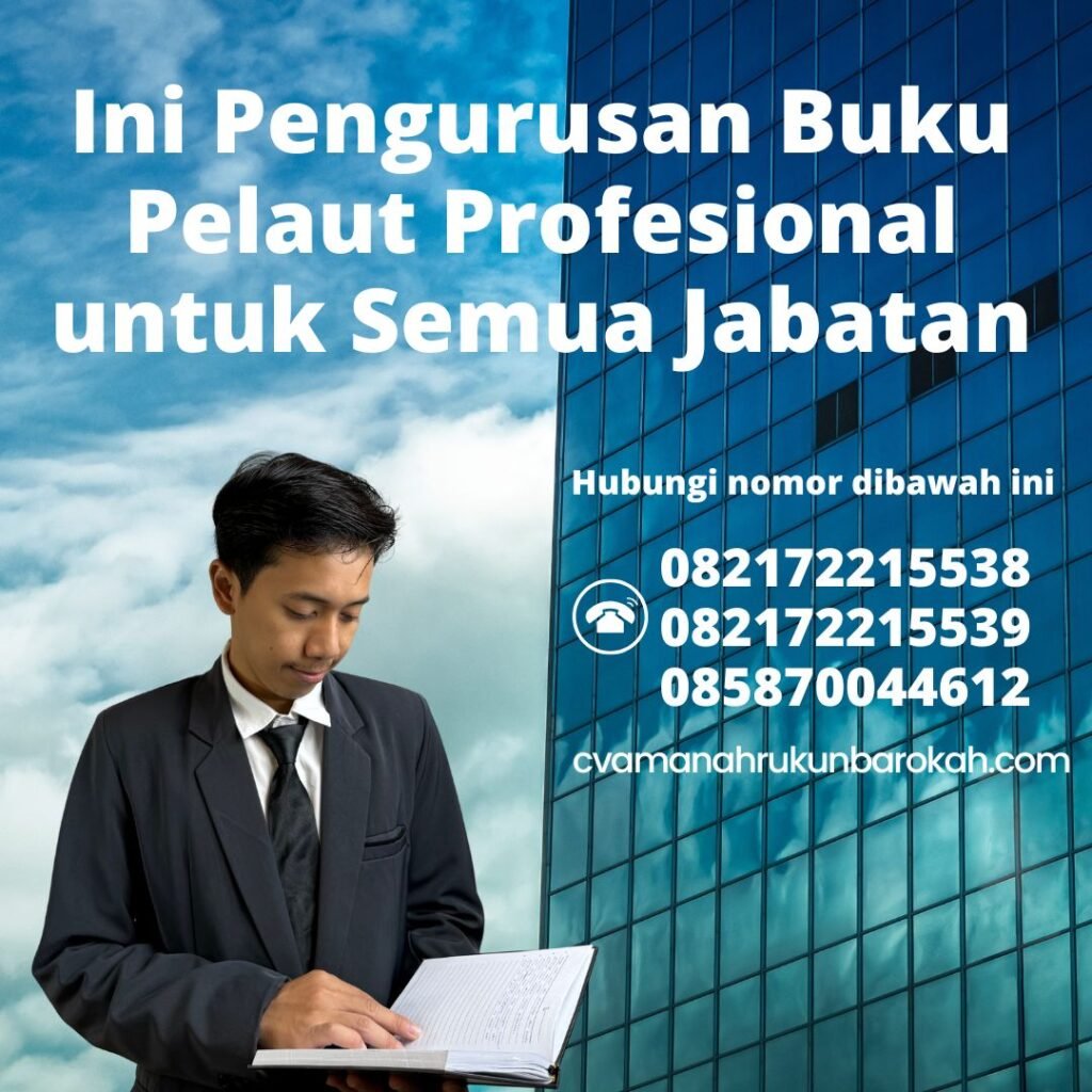 Ini Pengurusan Buku Pelaut Profesional untuk Semua Jabatan (1)