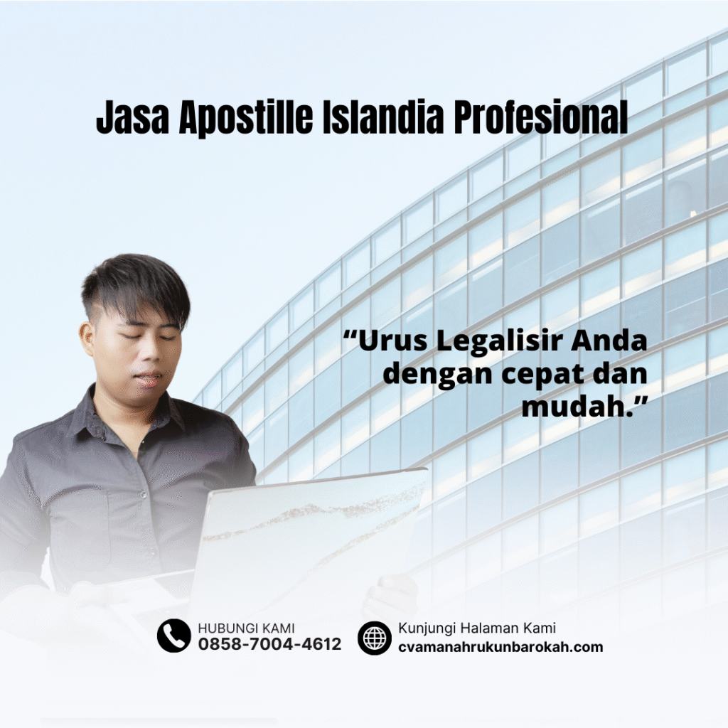 Jasa Apostille Islandia Profesional