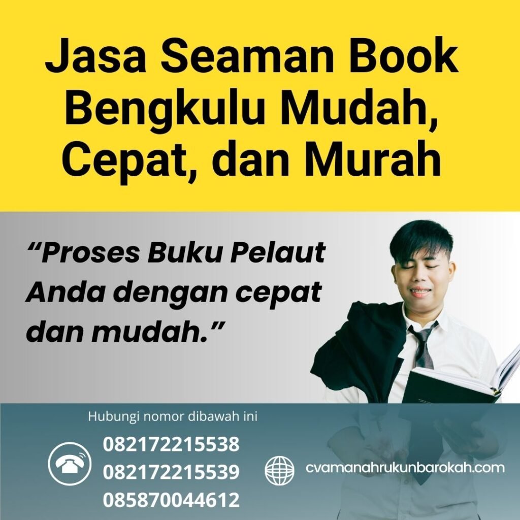 Jasa Seaman Book Bengkulu Mudah, Cepat, dan Murah