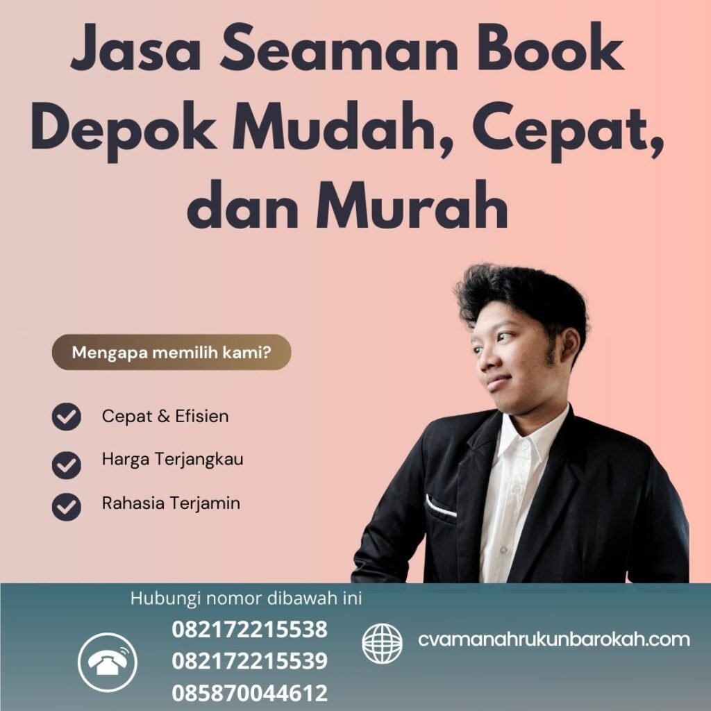 Jasa Seaman Book Depok Mudah, Cepat, dan Murah Jasa Seaman Book Depok Mudah, Cepat, dan Murah