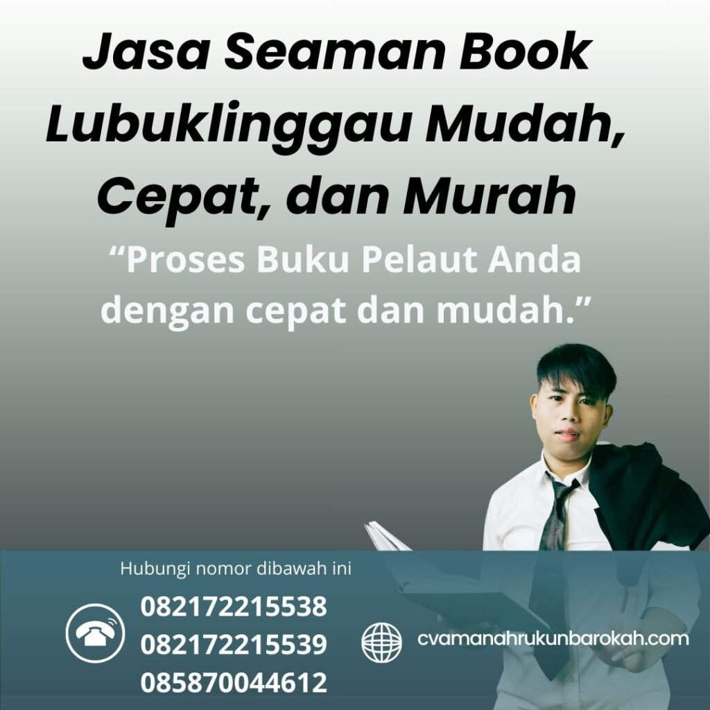 Jasa Seaman Book Lubuklinggau Mudah, Cepat, dan Murah