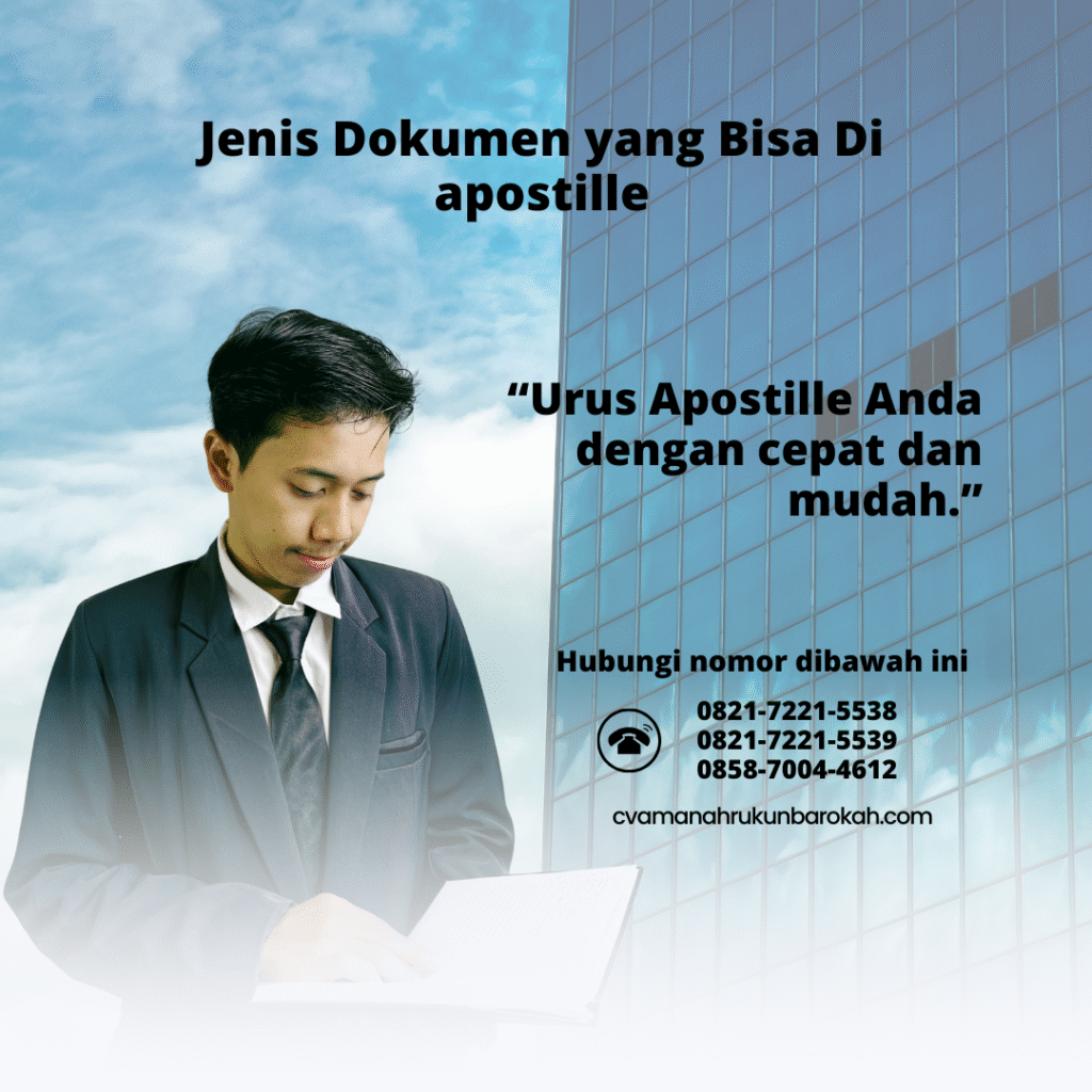 Jenis Dokumen yang Bisa Di apostille Jenis Dokumen yang Bisa Di apostille