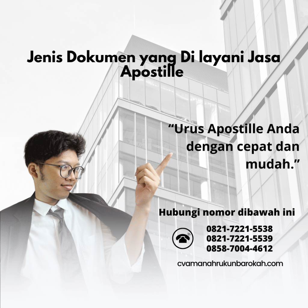 Jenis Dokumen yang Di layani Jasa Apostille Jenis Dokumen yang Di layani Jasa Apostille