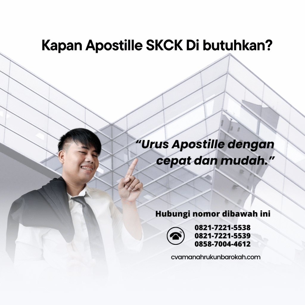 Kapan Apostille SKCK Di butuhkan