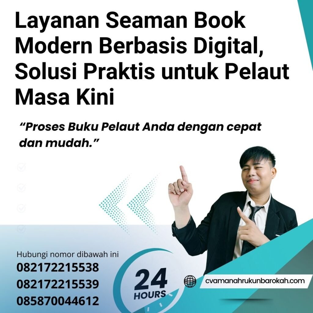 Layanan Seaman Book Modern Berbasis Digital, Solusi Praktis untuk Pelaut Masa Kini