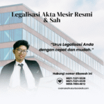 Legalisasi Akta Mesir Resmi & Sah