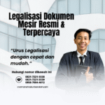 Legalisasi Dokumen Mesir Resmi & Terpercaya