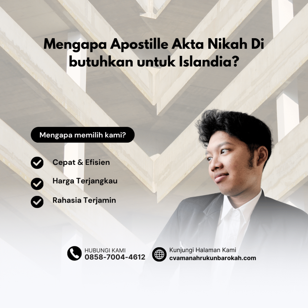 Mengapa Apostille Akta Nikah Di butuhkan untuk Islandia
