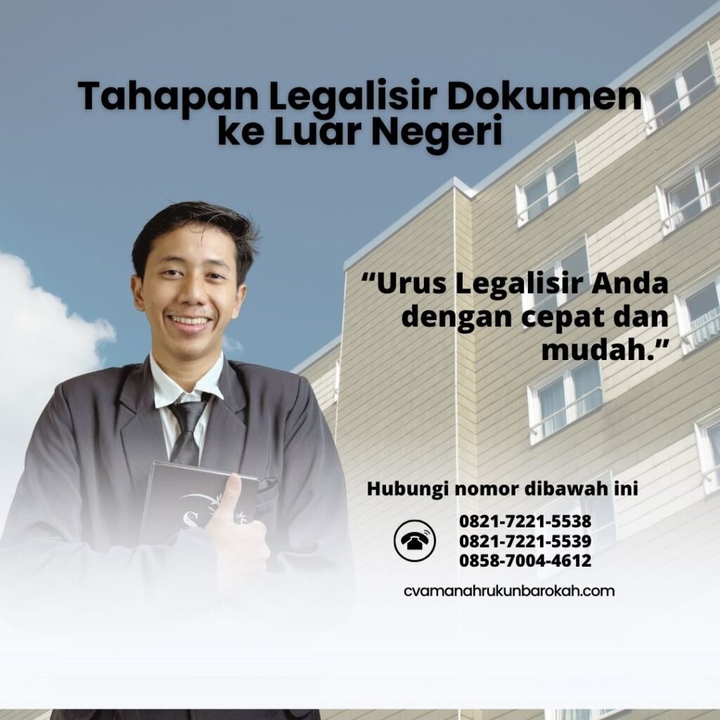 Tahapan Legalisir Dokumen ke Luar Negeri (1)