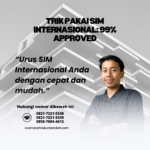 Trik Pakai SIM Internasional 99% Approved