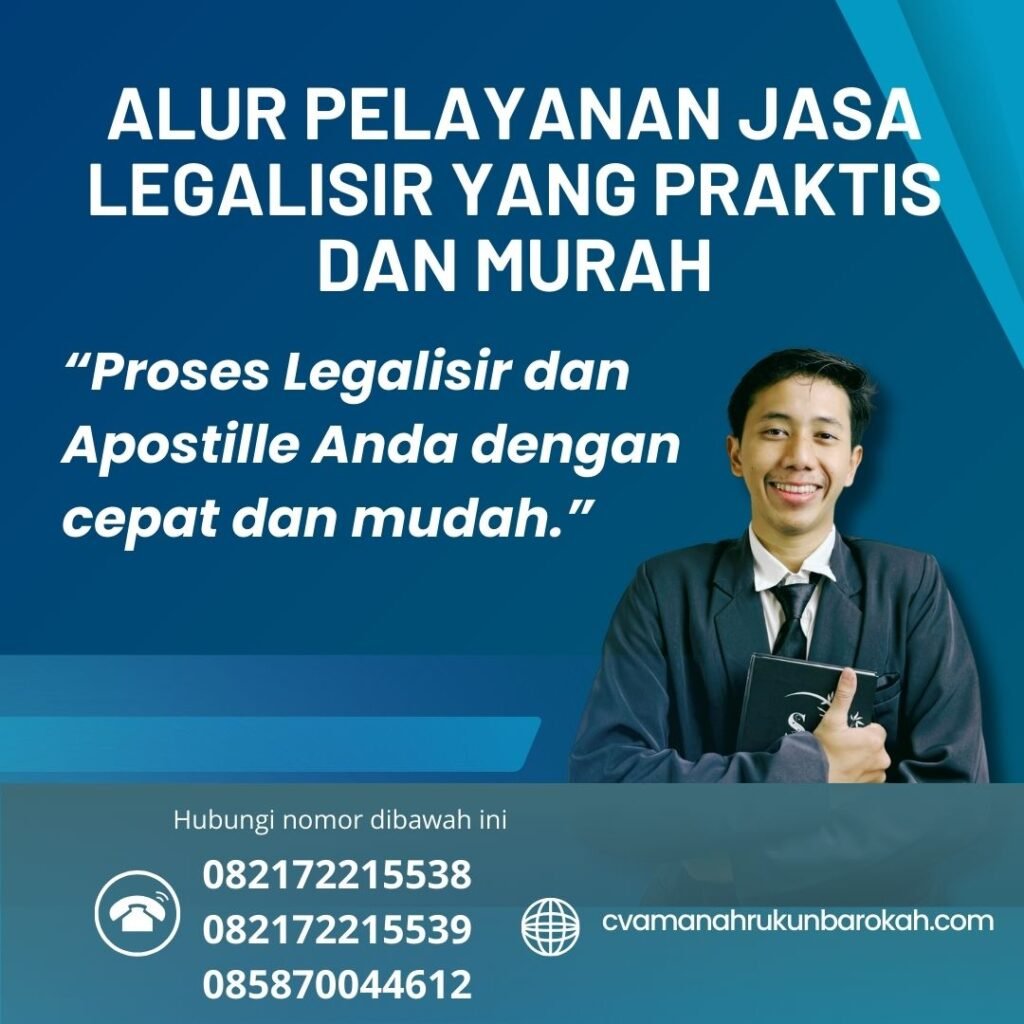 Alur Pelayanan Jasa Legalisir yang Praktis dan Murah (1)