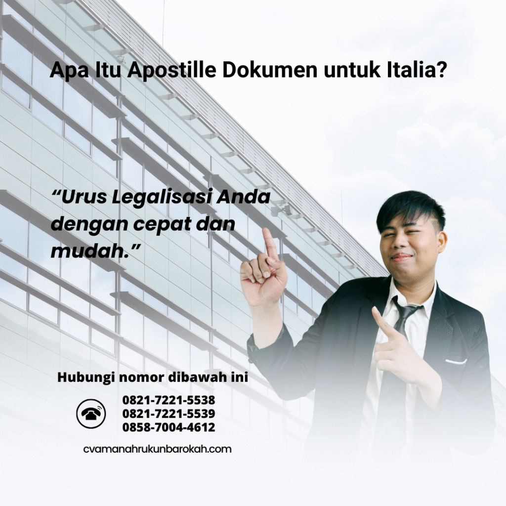 Apa Itu Apostille Dokumen untuk Italia
