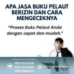 Apa Jasa Buku Pelaut Berizin dan Cara Mengeceknya