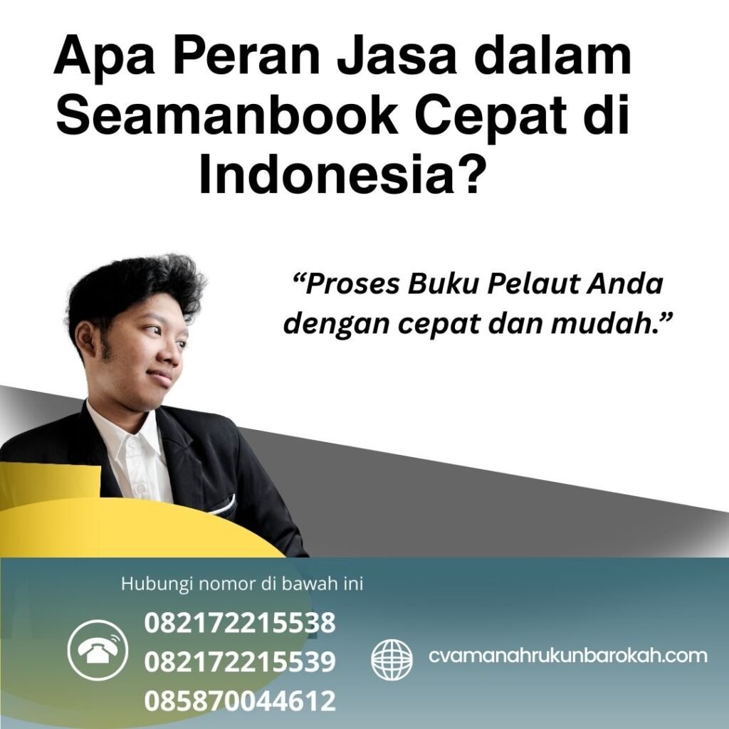 Apa Peran Jasa dalam Seamanbook Cepat di Indonesia (1)