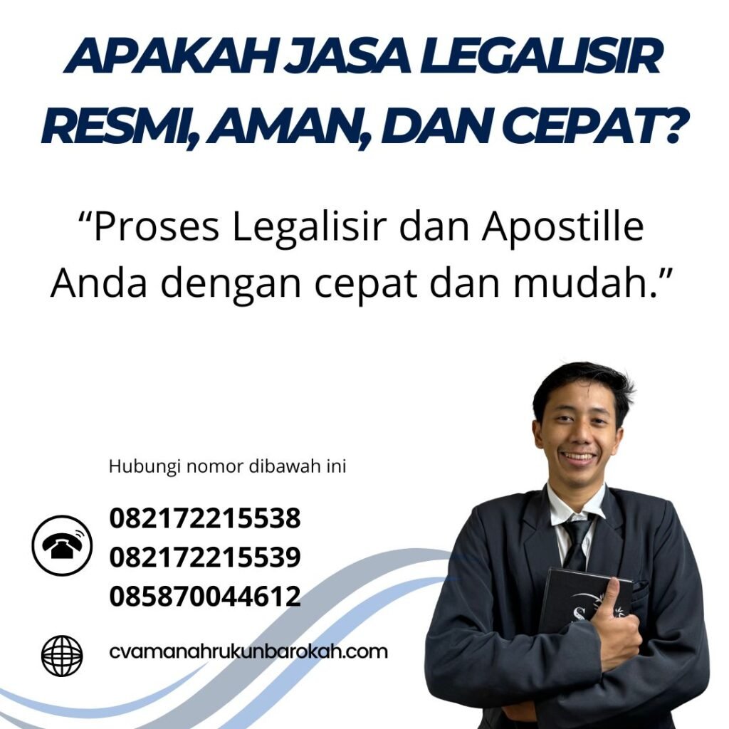 Apakah Jasa Legalisir Resmi, Aman, dan Cepat