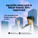 Apostille Akta Lahir & Nikah Resmi 99% Approved