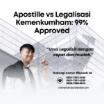 Apostille vs Legalisasi Kemenkumham 99% Approved